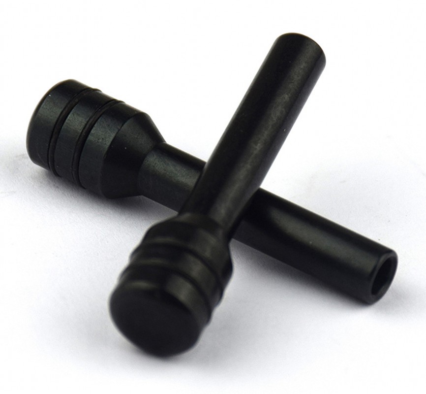 1 Pcs Car Safety Door Lock Aluminum Alloy Universal Car Interior Lift Status Button Lifting Lightweight Door Lock Pins: black