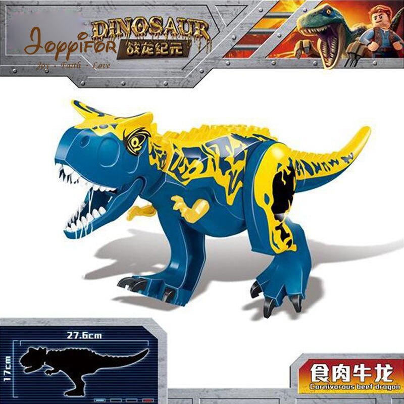 Personality stereoscopic image Dinosaur Toy Plastic Dinosaur Model Pterosaur Tyrannosaurus children Birthday: Blue