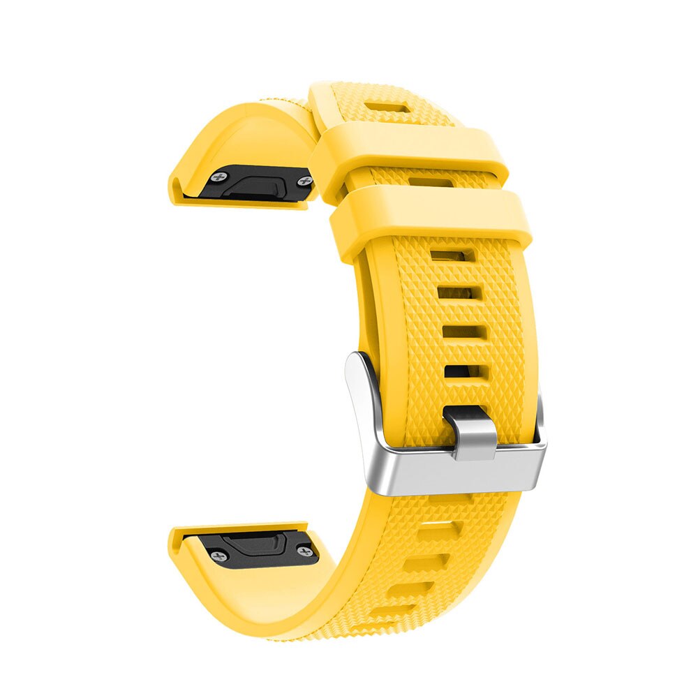 Originele Vervangende Band Strap Voor Garmin Fenix 5/5 plus forerunner 935 GPS Horloge 22mm Horlogeband Quick Release fit band: Geel