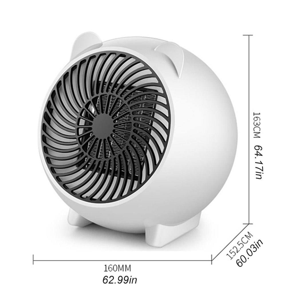 Pratico Mini riscaldatore rapido durevole riscaldatore elettrico personale riscaldatore invernale portatile riscaldatore per radiatore ad aria per ufficio