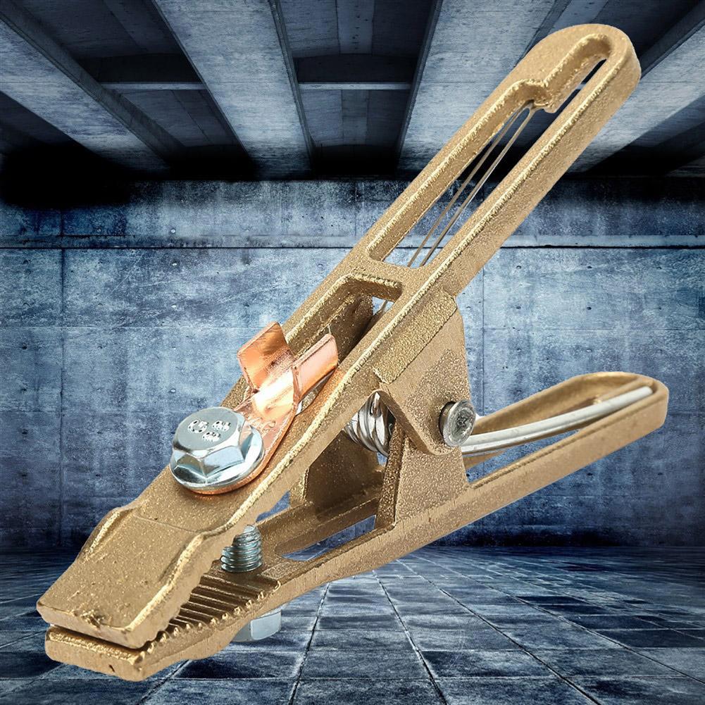 260A Grounding Clamp A-shaped Antioxidant Brass Multipurpose Welding Ground Clamp for Shipyards Machinery Manufacturing