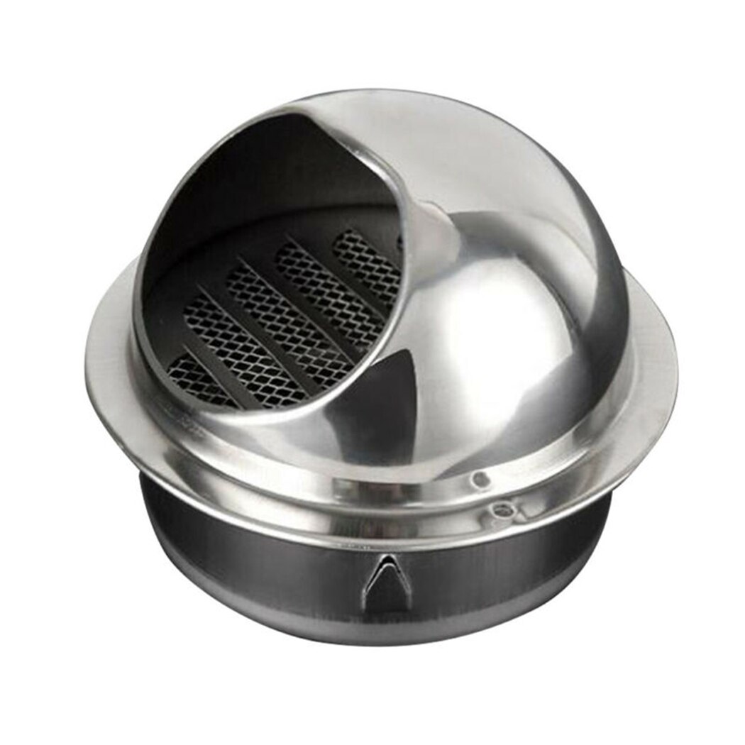 Grille d'évent de sortie d'évent de mur taureau rond d'acier inoxydable de 100mm/150mm