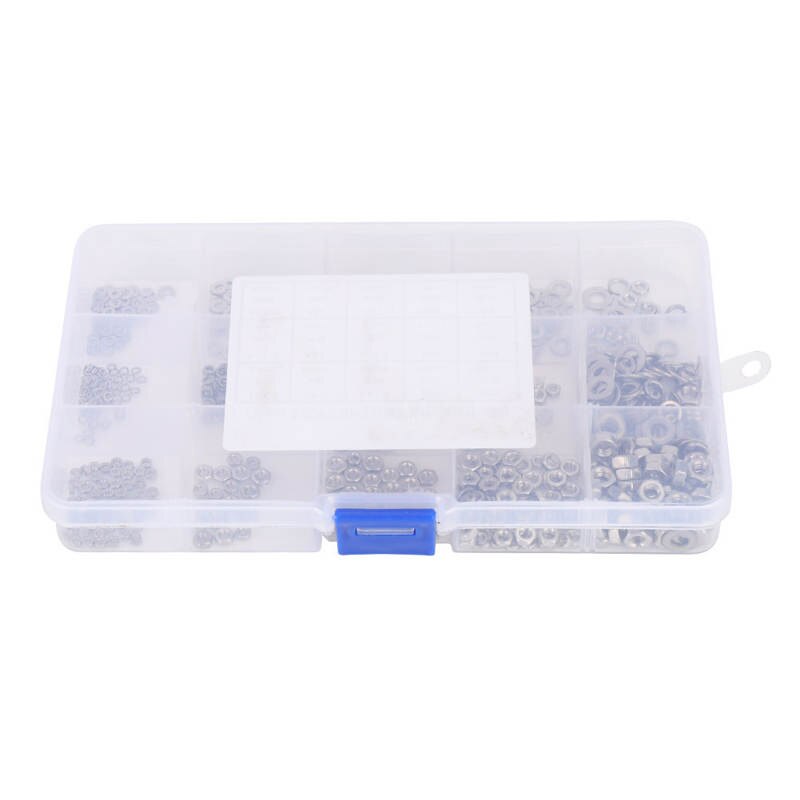 Flat Washer + Spring Washer + Nut Set Stainless Steel Hardware Locking Tools Fastening Hardware Accessories