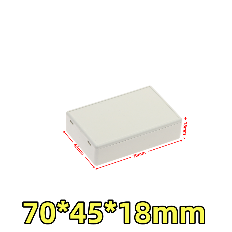 1pc Waterproof Black/white Housing Instrument Case ABS Plastic Project Box Storage Case Enclosure Boxes Electronic Supplies: Brown