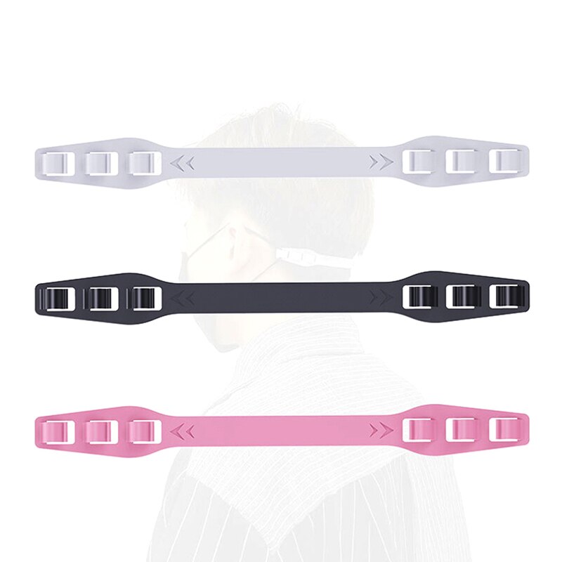 Clip de gancho de hebilla ajustable para mascarilla, soporte antideslizante para aliviar el dolor de oído, correa de extensión para mascarilla protectora, 3 uds.