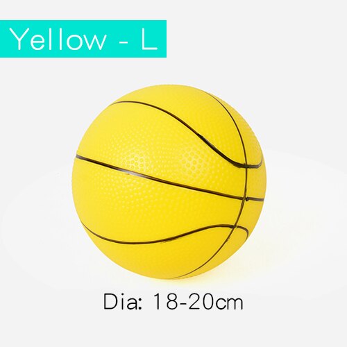 Ruizhi Per Bambini Gonfiabile In Pvc Palla Mini Basket Del Capretto di Calcio Polso Esercizio Palla di Gomma Pallone Da Spiaggia di Sport di Gioco Giocattoli RZ1043: 12yellow L