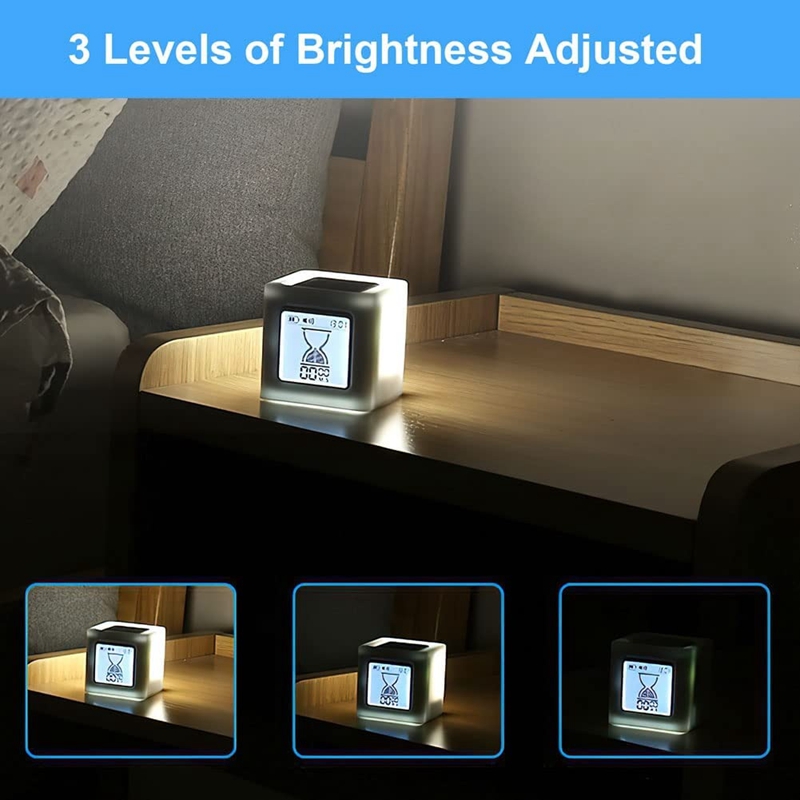 Kitchen Timer Digital Cooking Timer Night Light Countdown Stopwatch Timer Square Timers Time Management