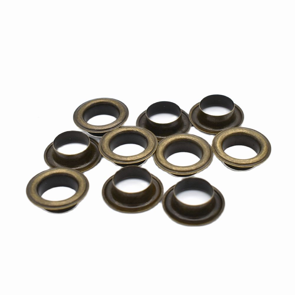 10mm Bronze Brass Eyelet Metal Eyelet With Grommets For DIY Clothing Scrapbooking Craft Projects 20 set