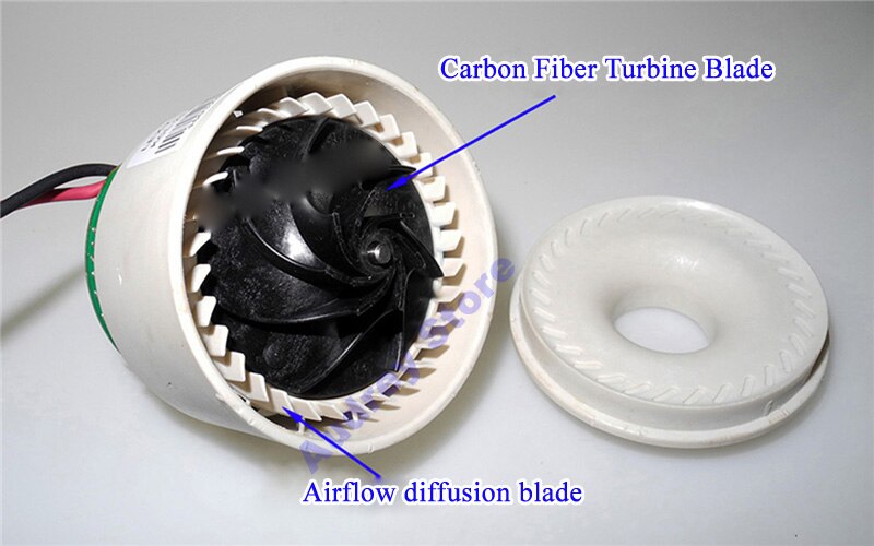 Aspirateur sans fil à Turbine de 36V, souffleur d&#39;air, moteur sans balais, bricolage de véhicule