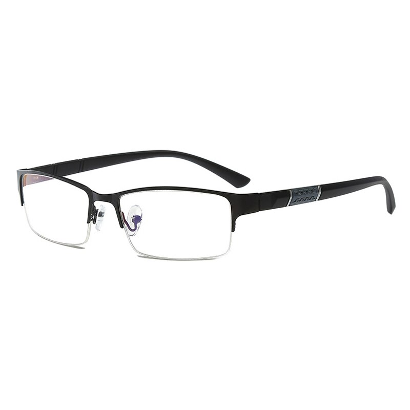 Outdoor Intelligent Photochromic Myopia Glasses Men Women Anti-Blue Ray Anti-fatigue Computer Myopia Eyeglasses Half-Frame 2.5