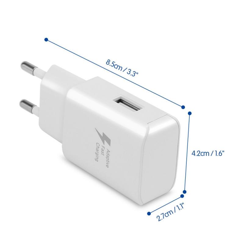 1pc schnell aufladen QC 2,0 Zauberstab 1 USB Schnelle Ladegerät Adapter EU/uns-stecker Smartphone Reise Ladegeräte Für telefon Tabletten MP3/MP4 Spieler