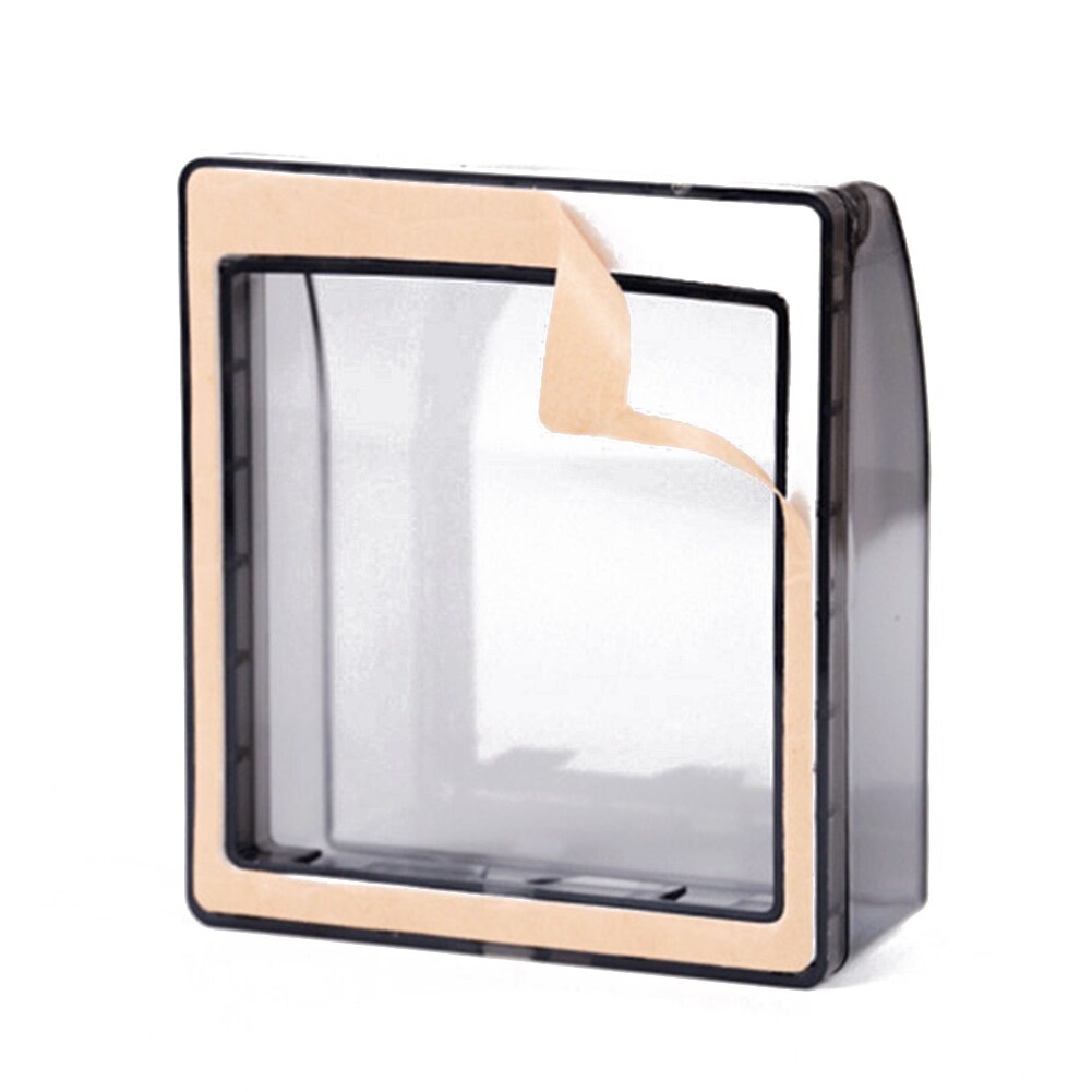 Wall Socket Protection Case Clear Switch Dust Cover Rectangular Power Socket Cover Box Waterproof Household Supplies