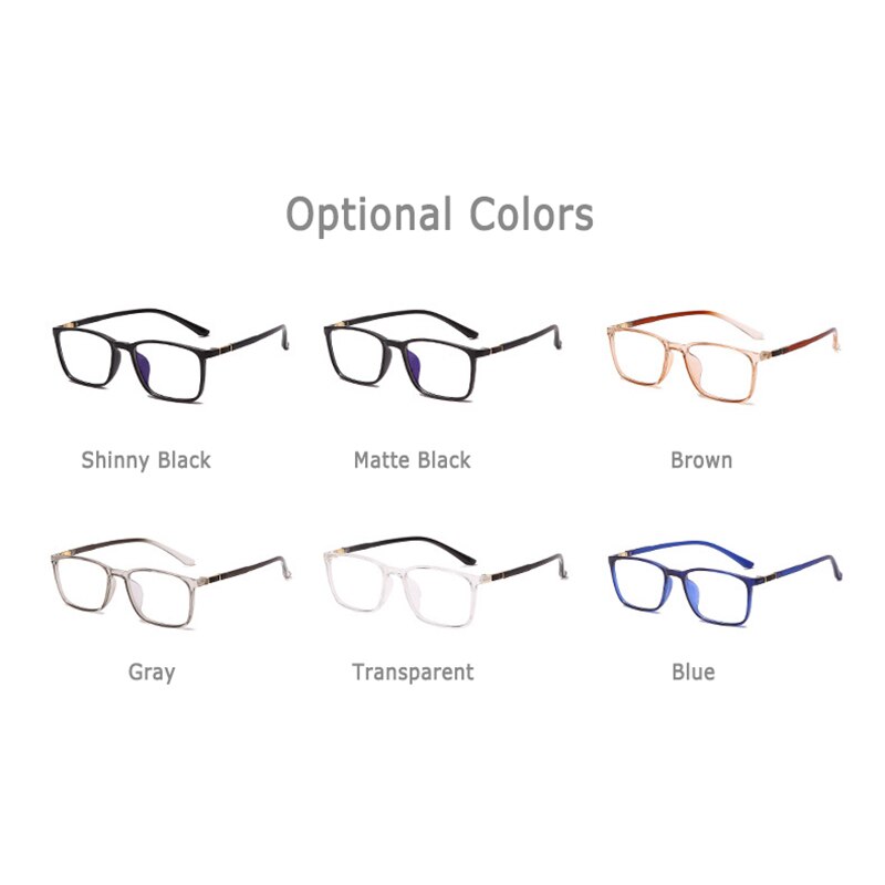 Blue Light Blocking Optical Glasses Frame for Men and Women Prescription Eyewear Frame Anti-Blue Ray Prescription Eyewear