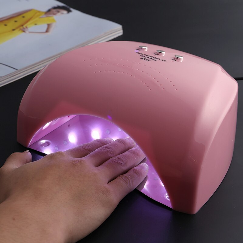 36 W Nail Droger Wit Licht Led UV Lamp voor Nagels Manicure Machine Sneldrogende Vingernagel Gel Nagellak Curing Nail Art Gereedschap