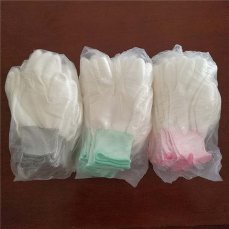 Antistatische handschuhe, staubfreie Nylon-kohlefaserhandschuhe, pu-beschichtete fingerhandschuhe