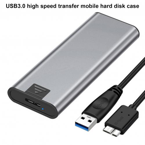 M-01 NGFF M.2 USB 33.0 obudowa dysku twardego 6Gbs portu SATA SSD futerał na dysk twardy wsparcie dla telefonów komórkowych etui na dysk zewnętrzny: Default Title