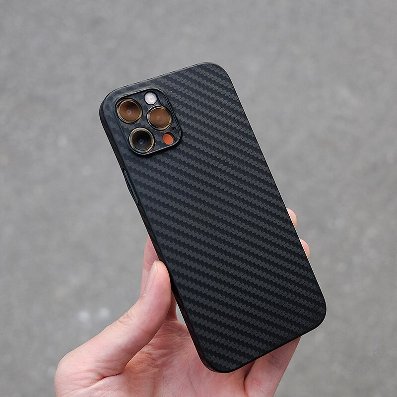 Luxus Carbon Fibre PP Fall Für iPhone 13 12 Mini 11 Pro Xs Max X XR Ultra Dünne Matte Abdeckung fall Für iPhone SE 7 8 Plus