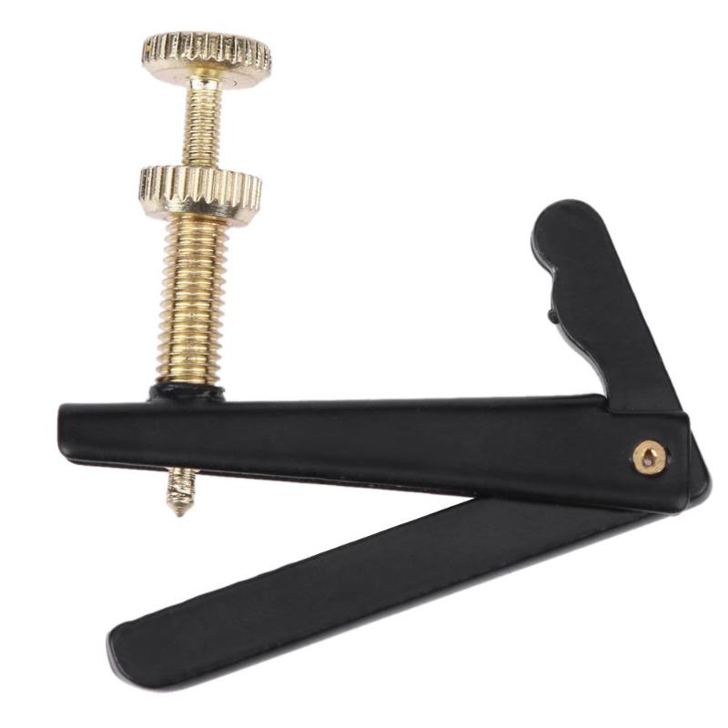 1pc 1/2 violonchelo de 4/4 sintonizador fino de oro tornillo violonchelo gancho de cadena instrumento Musical accesorios para violonchelo negro: Default Title