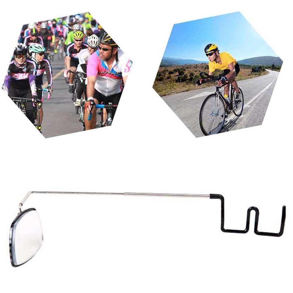 Espejo retrovisor de bicicleta, montaje en casco, visión trasera de 360 grados, ángulo ajustable, accesorios de 2022, nueva