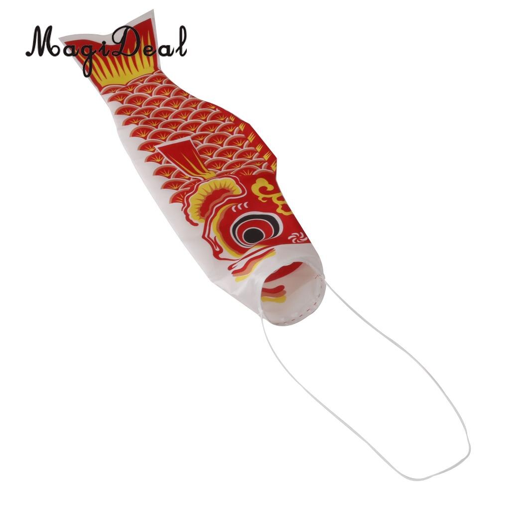 Magideal japanse karper windzak streamer vis vlag vlieger nobori koinobori tuin tuin waterdichte banners kleurrijke decoratie