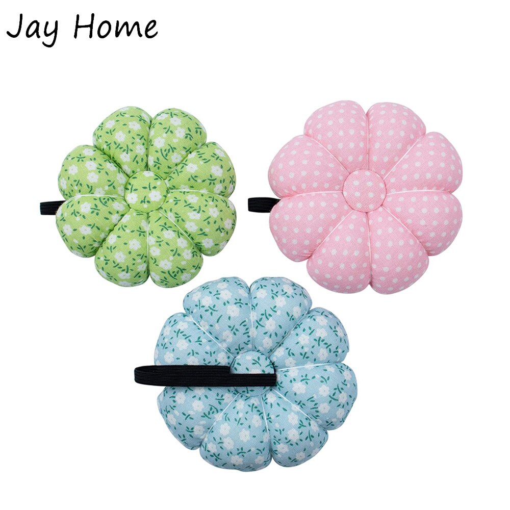 1PC Tragbare Handgelenk Kürbis Nadelkissen Nadel Halfter NäHenne Nadel Kissen Hand Handwerk Für DIY Handwerk NäHenne Liefert