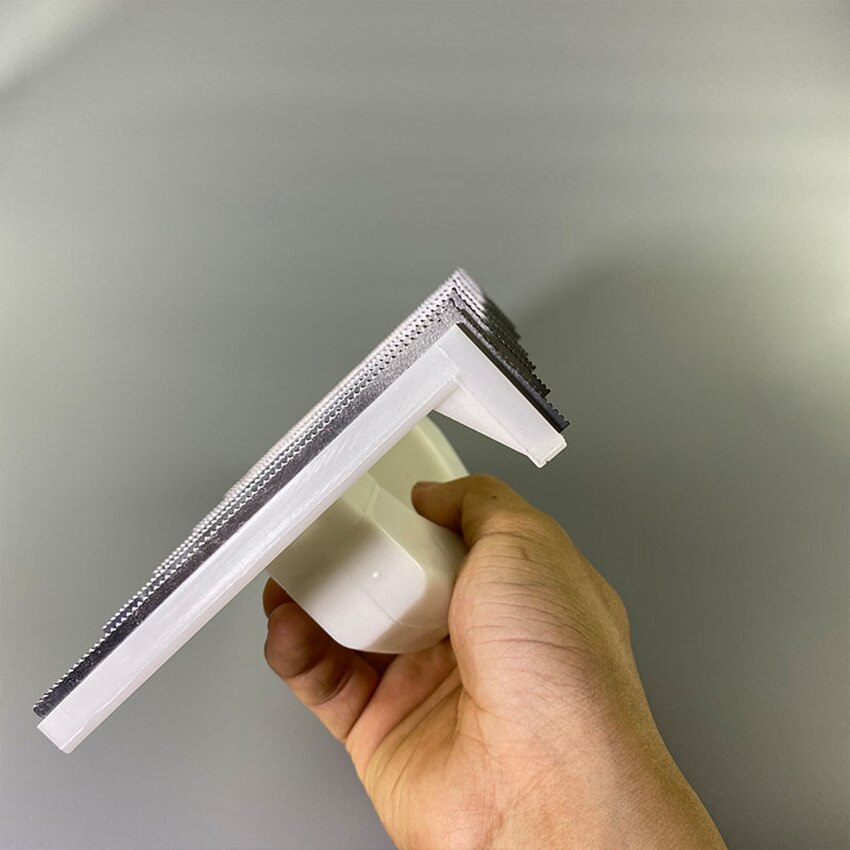 Wall Inside Corner Planer Trowel 2 in 1 Right Angle Wall Corner Finish Polishing Trowel 7-tooth Blade Serration for Masonry