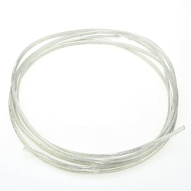 1/2/5/10 Meter 2 Core Transparante Platte/Ronde Elektrische Kabel Clear Vertind Koperdraad Thuis Slaapkamer bar Verlichting Lamp Fitting