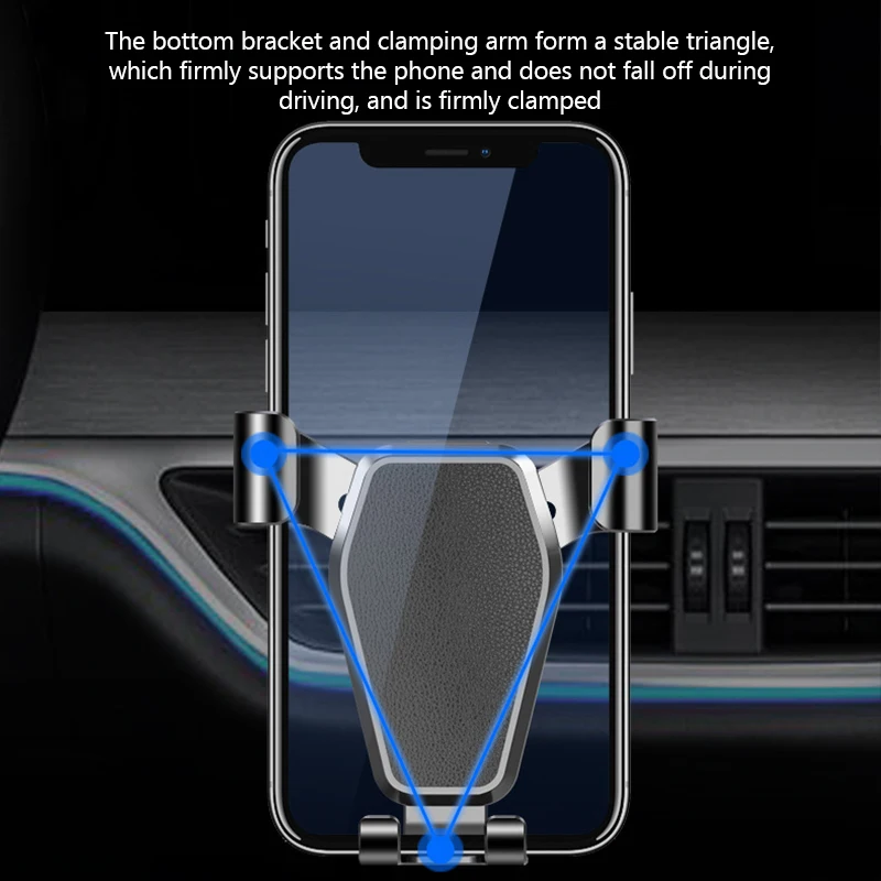 Uchwyt samochodowy na telefon Wielofunkcyjny uchwyt na telefon komórkowy Uchwyt grawitacyjny Osłona przeciwsłoneczna Lustro Deska rozdzielcza GPS Smartfon robić iPhone 16