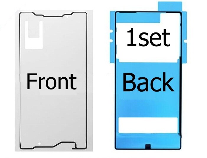 Originele Display Plakband Voor Sony Xperia Z5 E6653 E6683 E6633 E6603 Achter Glas Behuizing Waterdichte Lijm Voor Sony Z5 3M Lijm: 1set Front and Back
