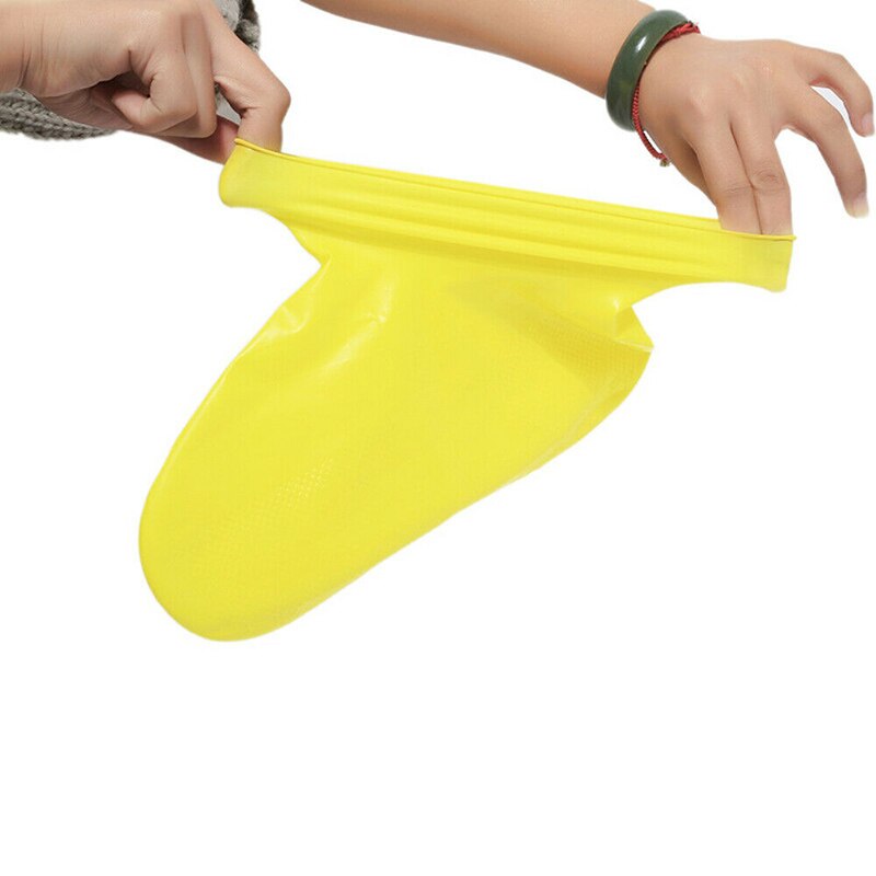 1 paire anti-dérapant réutilisable Latex chaussures couvre imperméable botte de pluie couvre-chaussures-B5