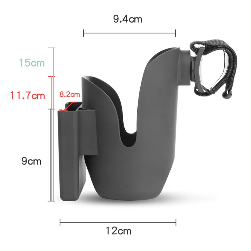 Baby Stroller Cup Holder+Phone Rack Universal Cup Holder for Pram Stroller Carrying Case Baby Carriage Cup Bottle Holder Guggy: Default Title