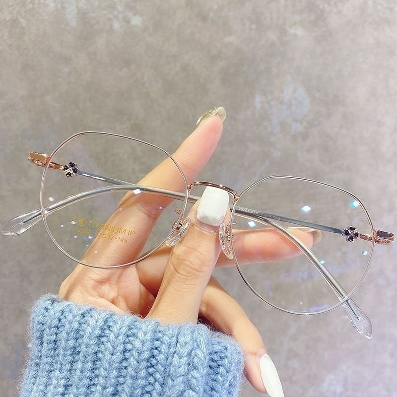 Occhiali per computer Occhiali anti-radiazioni con luce blu/lente ottica sostituibile Occhiali unisex di alta qualità: Oro