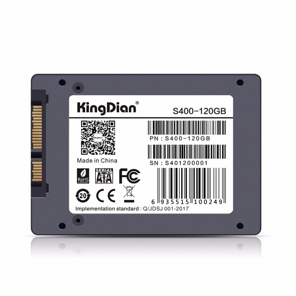 KingDian 475.73/198.54 mb/s internal SATA3 S400 120GB SSD