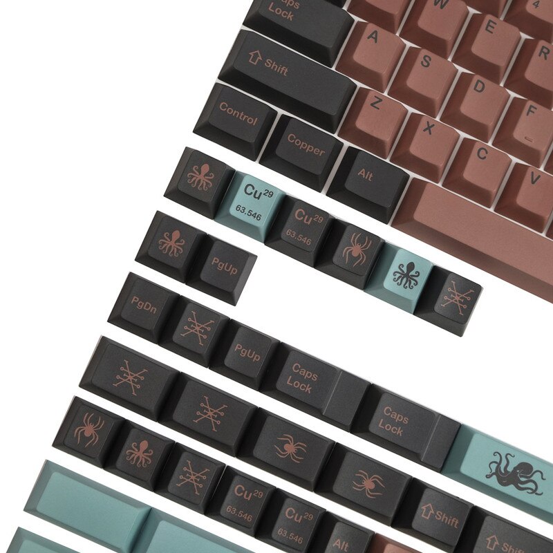 GMK Kupfer Tastenkappen PBT Farbstoff unterlegt Japanischen Schlüssel Kappen Kirsche Profil Keycap Mit 2,25 U 2,75 U 3U 7U Spacebar ISO Eingeben