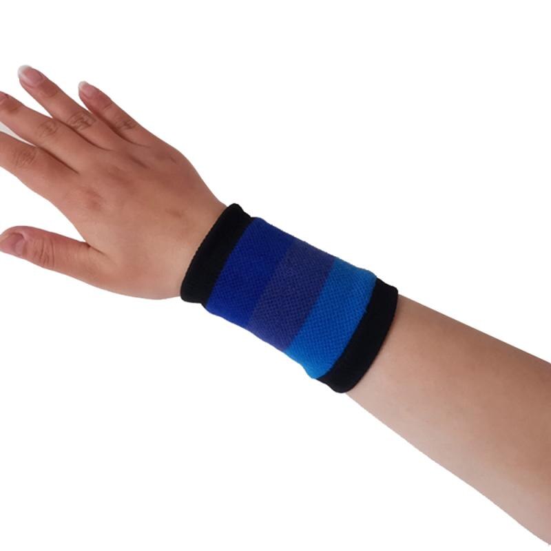 Unisex handledsband gym tunn stickning armband ventilera handleds skydd arm svett absorbera ärm handduk band armband: 04