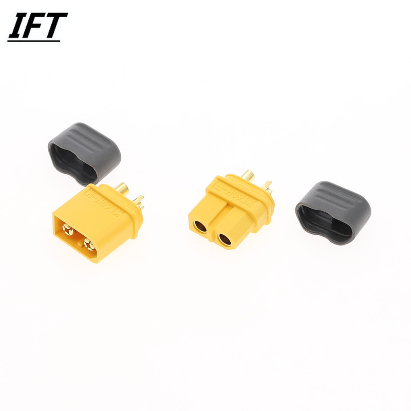 10 x Amass XT60+ Plug Connector With Sheath Housing 5 Male 5 Female (5 Pair )