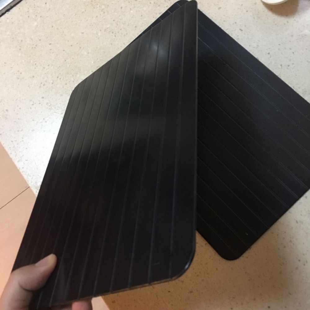 Fast Defrosting Tray Plate Kitchen The Safest Way to Defrost Meat or Frozen Food Without Electricity Microwave Defrost Tray Thaw