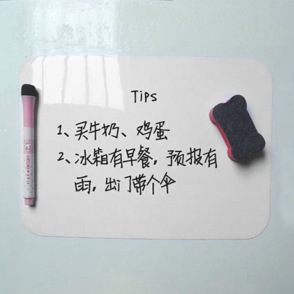 21*15cm Waterproof Whiteboard Writing Board Magnetic Fridge Erasable Message Board Memo Pad Drawing Board Home Office