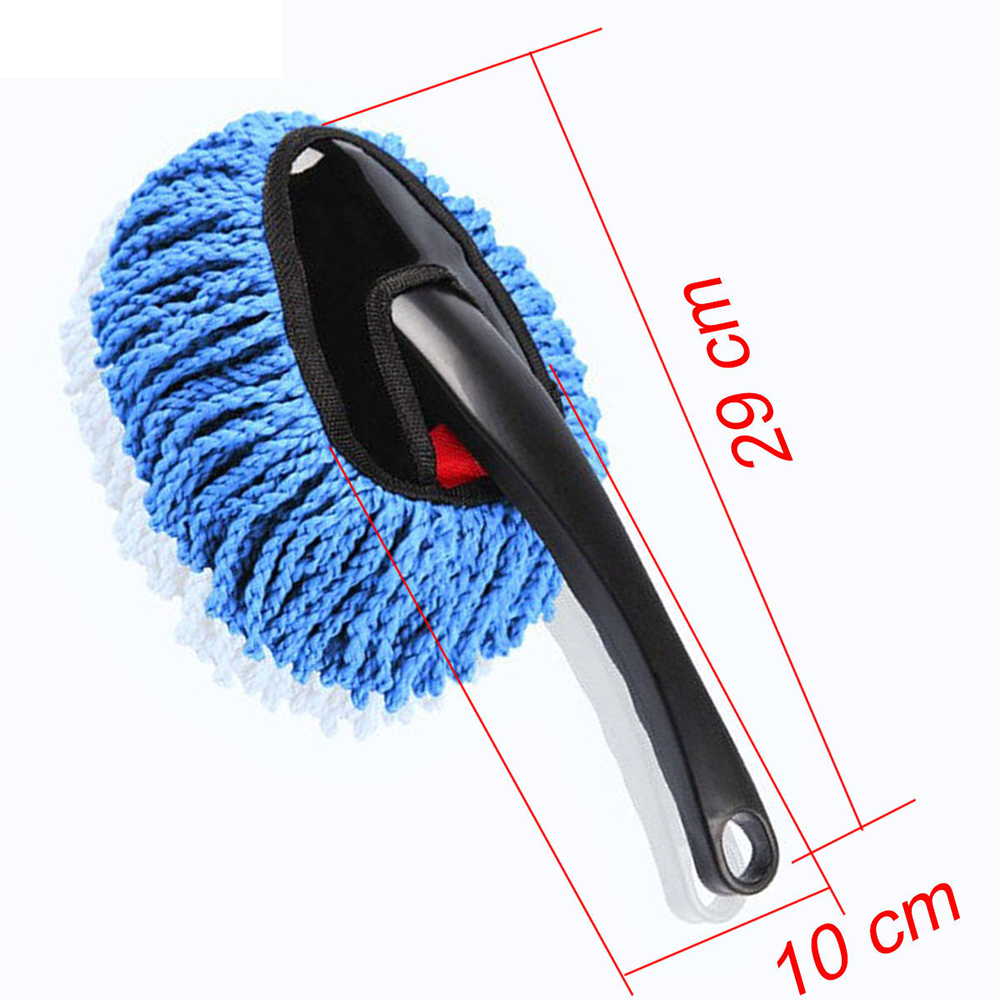 Microfiber Auto Reinigingsborstel voor Computer Vloer Glas Washer Cleaner Venster Ruitenwisser Wax Wasbare Spatel Tool C05