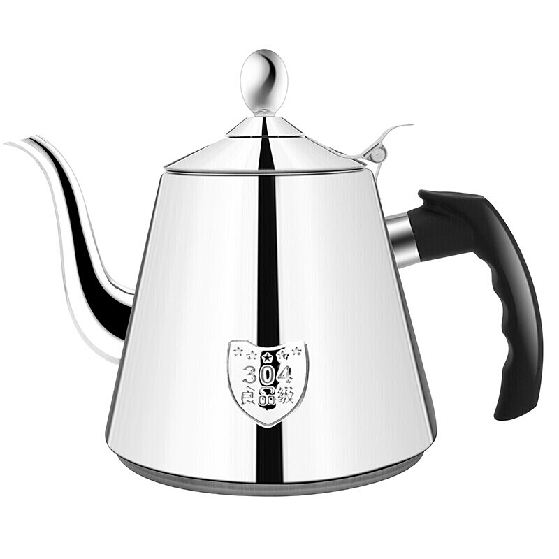 1.3L Roestvrij Staal Theepot Koffiepot Waterkoker Met Filter Grote Capaciteit: Default Title