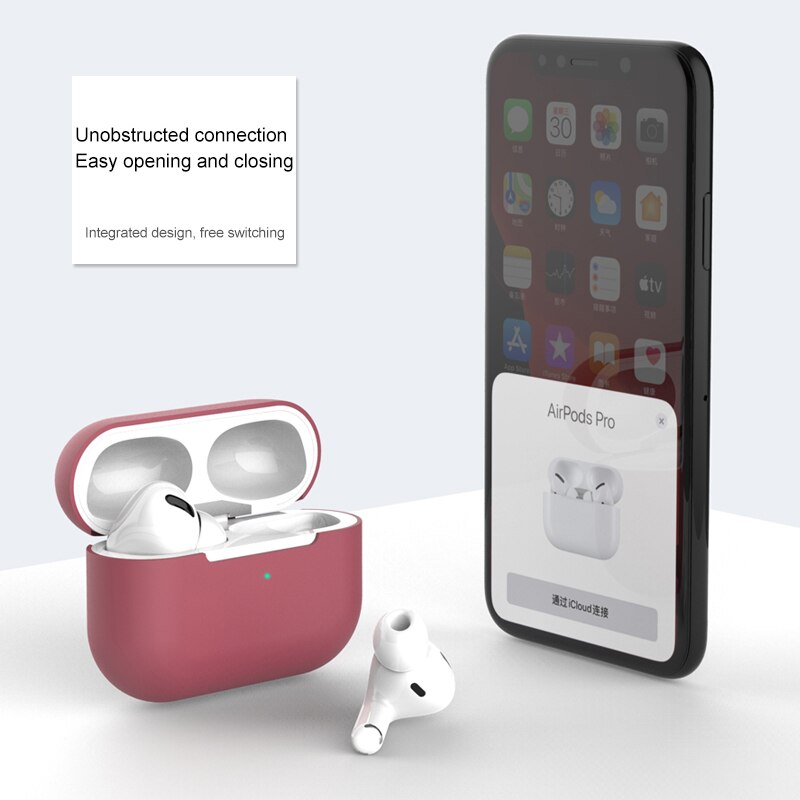 Funda de silicona para Apple Airpods Pro, funda inalámbrica con Bluetooth para Airpods 1 y 2, funda para auriculares para funda protectora de Airpods