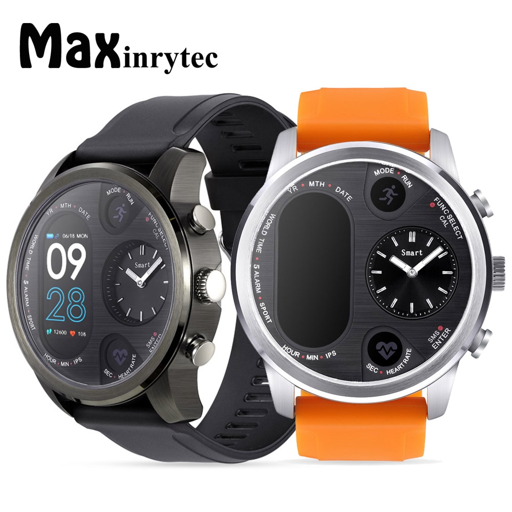 Maxinrytec T3Pro Smartwatch - Dual Time Sport Activity Tracker - IP68 Waterproof - For Men