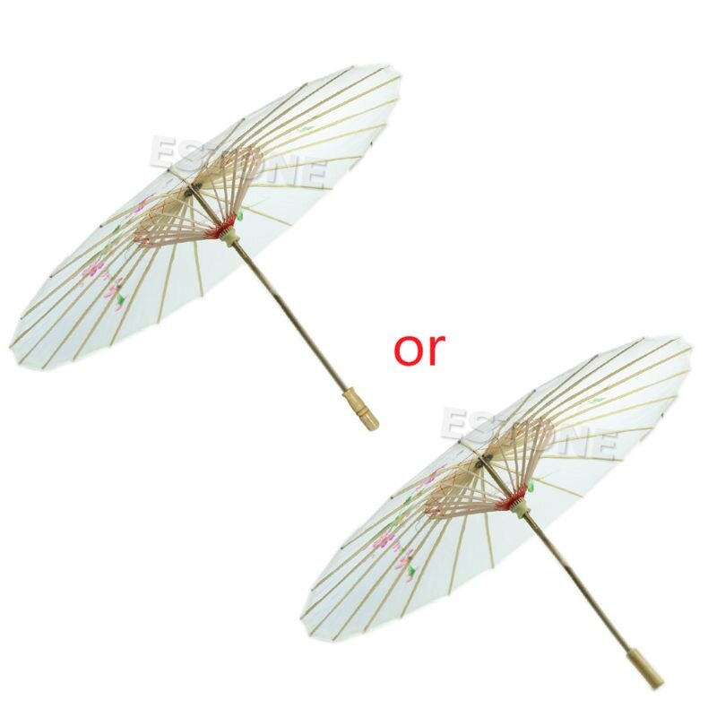 Paraguas chino japonés para decoración artística, sombrilla pintada para boda, de baile: W
