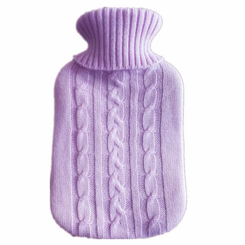 2000ml caldo acqua bottiglie caldo freddo-prova calore preservazione caldo acqua bottiglia coperchio prodotti larga lavorato a maglia caldo acqua Borsa coperchio: 05
