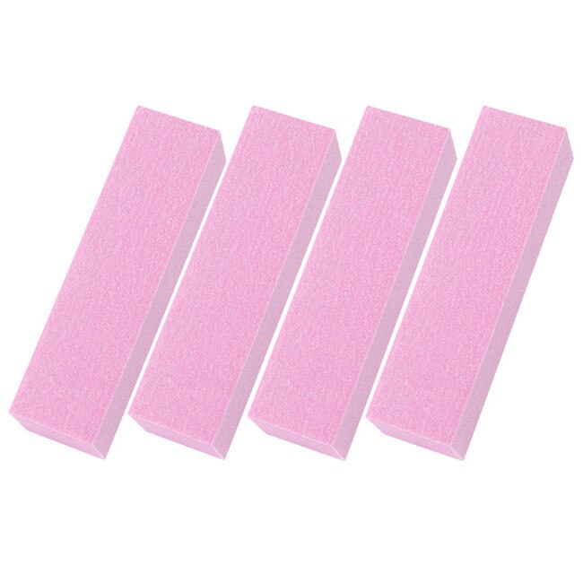 30/10 stuks nagelbuffers, vijl voor uv-gellak, pedicure, schuren, slijpen, nagelvorm, bufferblok, nagelkunstgereedschap, polijstset: 4 stuks roze