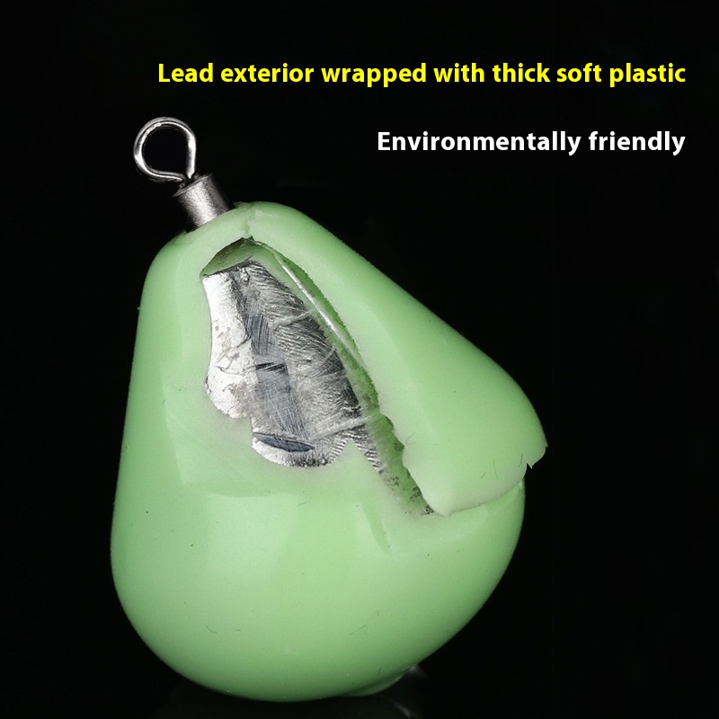 Luminous Fishing Weights Sinkers 30g-150g Water 360 Degree Rotation Fishing Sinker Bass Fishing Accessories
