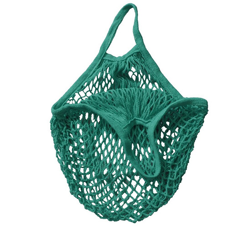 Practical Woven Mesh Net Turtle Bag Rope Shopping Bag Reusable Fruit And Vegetable Storage Handbag Convenient Tote Bag: RD
