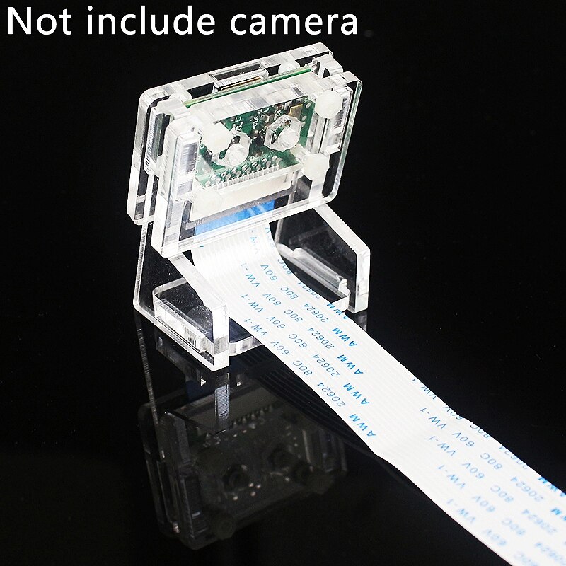 Ov5647 mini kamera akryl hållare transparent webbkamera fäste för hallon  pi 3 kamera