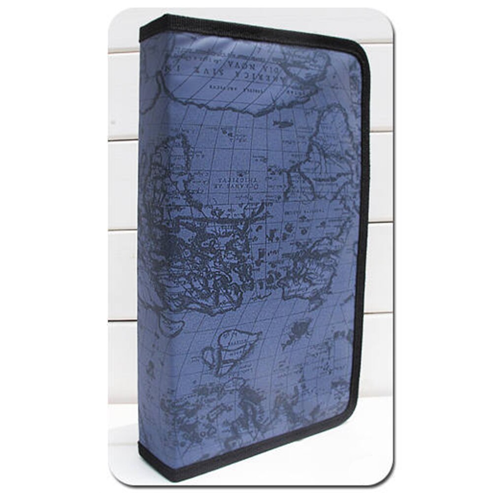 40/80 Disc Houder Beschermende Cover Organizer Thuis Kaart Streep Pakket Opbergtas CD DVD Box Case Carry Fotoalbum Auto