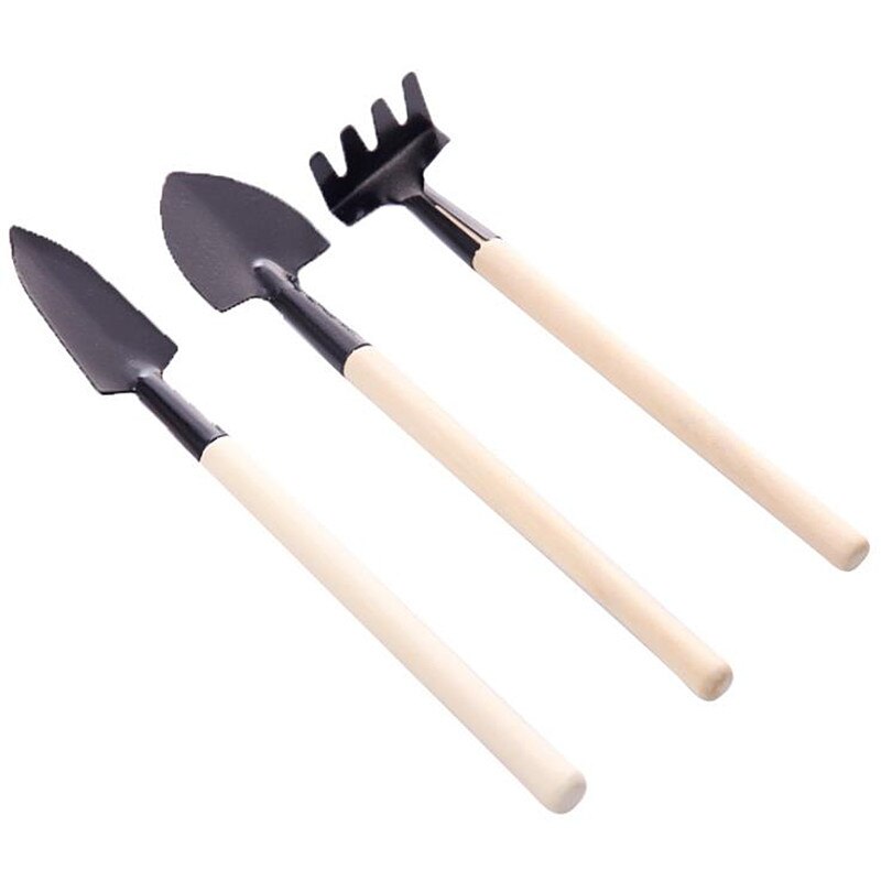 3PCS/Set Mini Gardening Tools Gardening Shovel Spade Set Mini Indoor Garden Tools for Women Kids House Plants